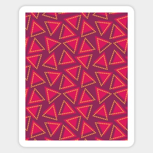 Triangle Shape Seamless Pattern 017#001 Sticker